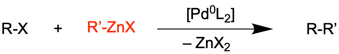 Die Negishi-Kreuzkupplung verwendet Organozink-Verbindungen als Nucleophil