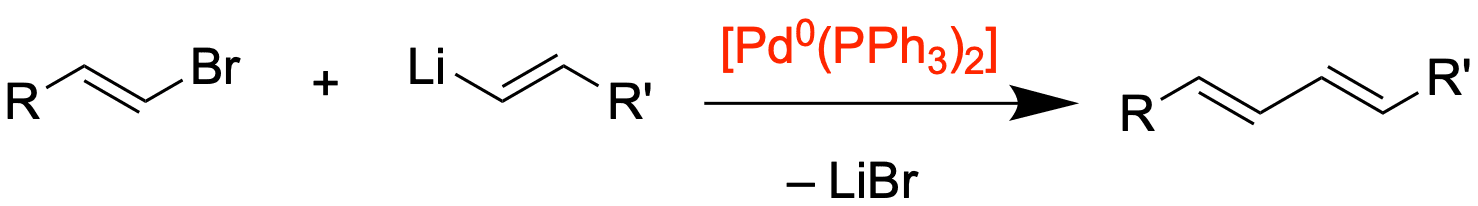 Kreuzkupplungen funktionieren nur über Organometall.Katalyse