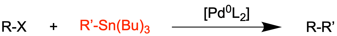 Die Stille-Kreuzkupplung verwendet Organozinn-Verbindungen als Nucleophil