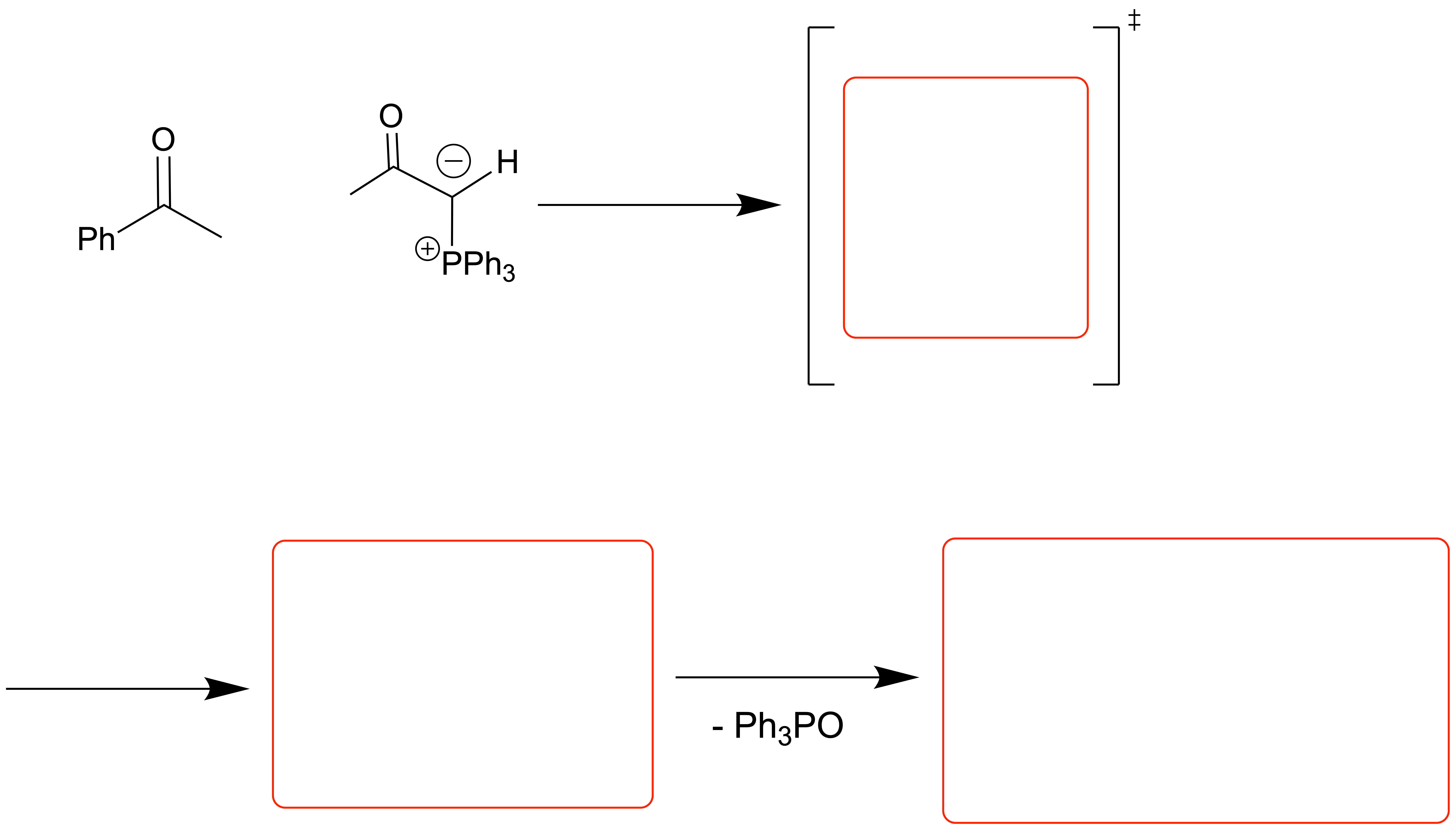 Dritte Übungsaufgabe zur Wittig-Reaktion.