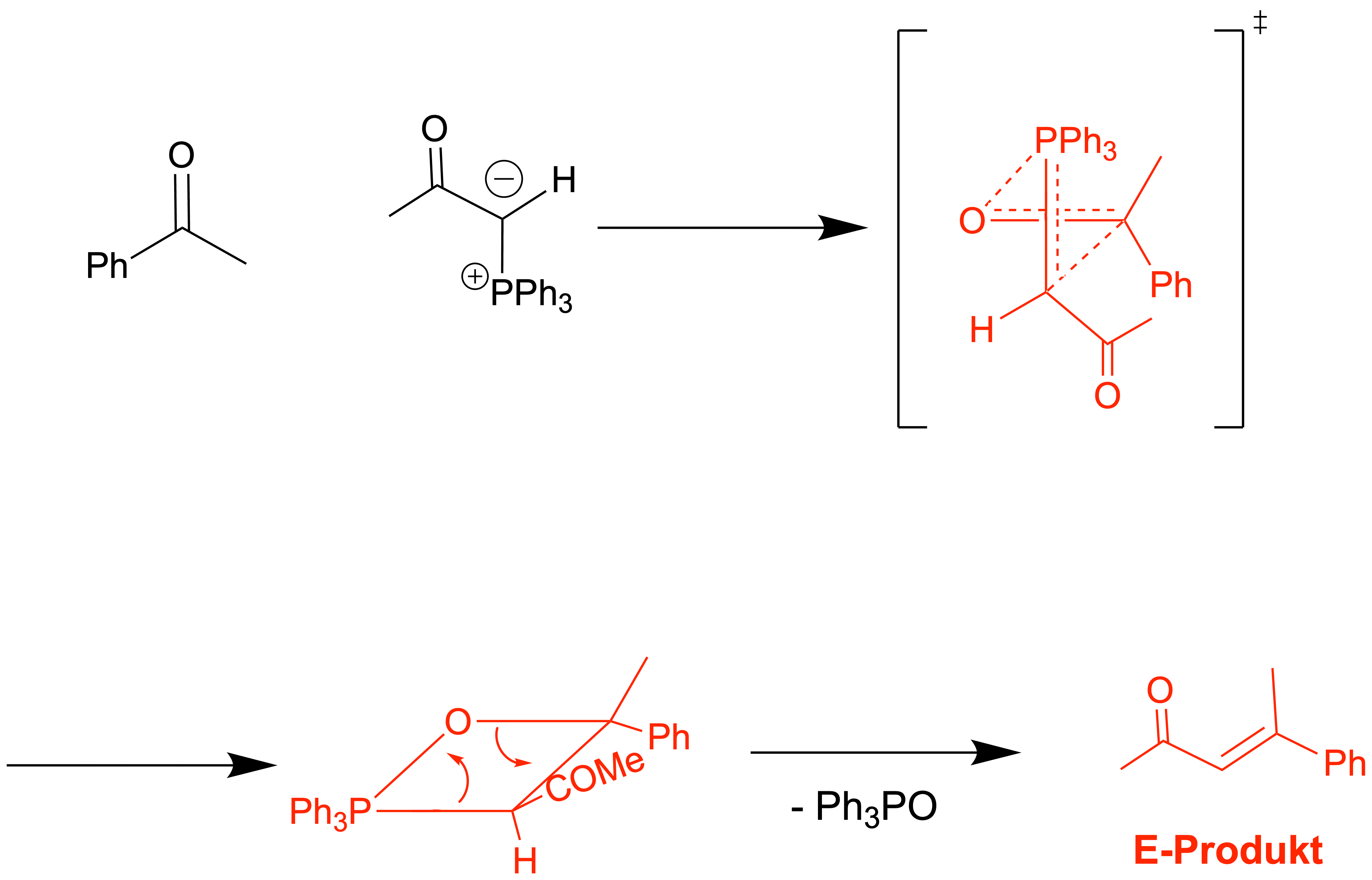 Lösung zur dritten Übungsaufgabe zur Wittig-Reaktion