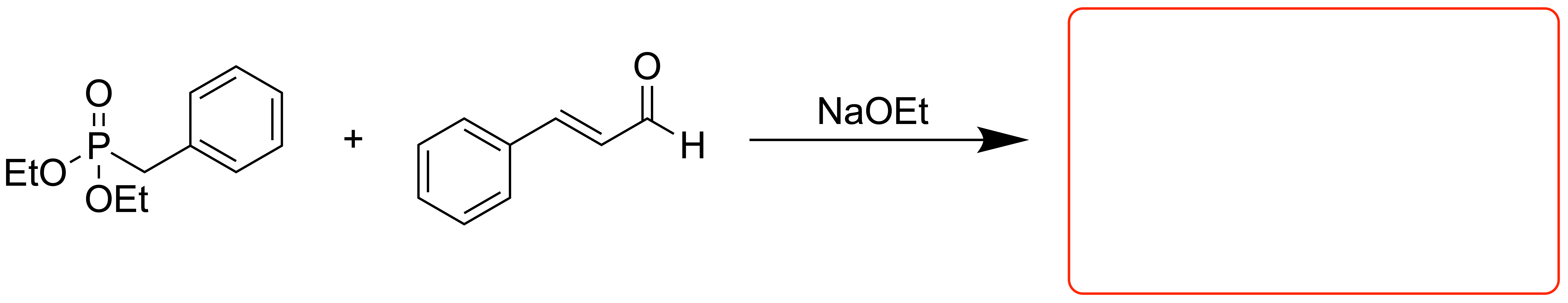 Wittig-Reaktion mit Zimtaldehyd als mittlere Übungsaufgabe